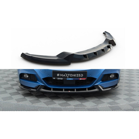 Body kit a vizuálne doplnky MAXTON DESIGN predný splitter pre BMW 3 GT M-Pack F34, lesklá čierna, V1 | race-shop.sk