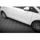 Body kit a vizuálne doplnky MAXTON DESIGN difúzory prahov pre Toyota Yaris Mk3 Facelift, lesklá čierna | race-shop.sk