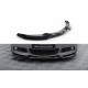 MAXTON DESIGN predný splitter pre BMW 1 M-Pack E82, lesklá čierna, V1