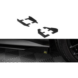 MAXTON DESIGN bočné klapky pre Ford Mustang GT Mk6, lesklá čierna