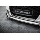 Body kit a vizuálne doplnky MAXTON DESIGN predný splitter pre Audi RS3 Sedan 8V Facelift, lesklá čierna, V4 | race-shop.sk
