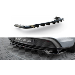 Centrálny zadný difuzor (so zvislými pruhmi) Porsche Taycan / Taycan 4 / Taycan 4S / Taycan GTS Mk1