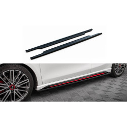 MAXTON DESIGN difúzory prahov pre Kia Ceed GT Mk3, lesklá čierna