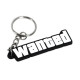 Kľúčenky PVC rubber keychain "WANTED" | race-shop.sk