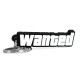 Kľúčenky PVC rubber keychain "WANTED" | race-shop.sk