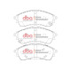 Brzdy DBA DBA Brake Kit 4000 Series T3 Slotted & Xtreme Performance Brake Pads DBA42137S-2379XP | race-shop.sk