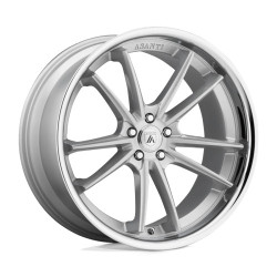 Asanti Black ABL-23 SIGMA wheel 22x10.5 5X115 72.56 ET25, Brushed silver