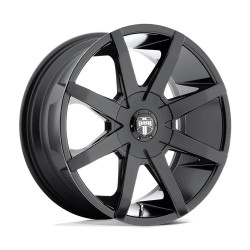 DUB S110 PUSH disk 20x8.5 5X114.3/5X120 72.56 ET35, Čierna lesklá