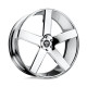 ALU disky DUB DUB S115 BALLER disk 22x9 5X115 71.5 ET15, Chrómové | race-shop.sk