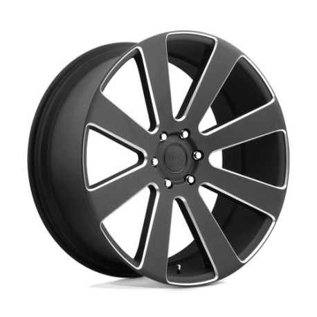 ALU disky DUB DUB S187 8-BALL disk 24x10 6X135 87.1 ET30, Matná čierna milled | race-shop.sk
