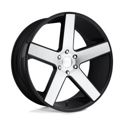 DUB S217 BALLER disk 22x9.5 6X139.7 106.1 ET19, Čierna lesklá