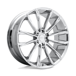 DUB S251 CLOUT disk 24x10 6X135 87.1 ET30, Chrómové