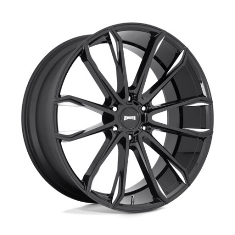 ALU disky DUB DUB S252 CLOUT disk 24x10 6X135 87.1 ET30, Čierna lesklá | race-shop.sk