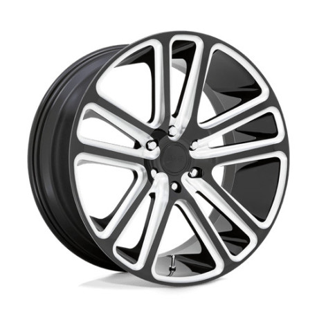 ALU disky DUB DUB S255 FLEX disk 22x9.5 5X115 71.5 ET20, Čierna lesklá | race-shop.sk