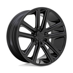 DUB S256 FLEX disk 22x9.5 6X135 87.1 ET30, Čierna lesklá