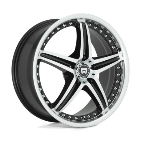 ALU disky Motegi Motegi MR107 D5S disk 17x7.5 5X108 72.56 ET45, Gloss black | race-shop.sk