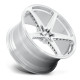 ALU disky OHM OHM AMP wheel 21x10 5X120 64.15 ET30, Silver machined | race-shop.sk