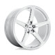 ALU disky OHM OHM AMP wheel 22x9 5X120 64.15 ET25, Silver machined | race-shop.sk