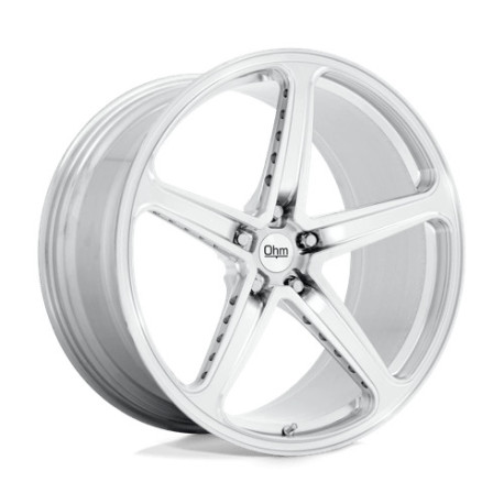 ALU disky OHM OHM AMP wheel 22x9 5X120 64.15 ET25, Silver machined | race-shop.sk