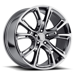 Performance Replicas PR137 disk 20x9 5X127 71.5 ET34, Čierny chróm