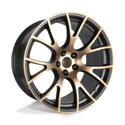 Performance Replicas PR161 disk 22x11 5X115 71.5 ET18, Čierny bronz