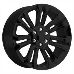 Performance Replicas PR205 disk 22x9 6X139.7 78.1 ET24, Čierna lesklá