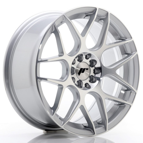 Hliníkové disky Japan Racing JR18 17x8 ET35 4x100/114 Silver Machined Face | race-shop.sk