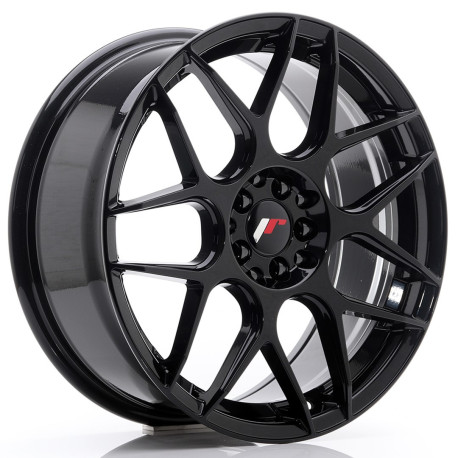 Hliníkové disky Japan Racing JR18 18x7,5 ET40 5x112/114 Gloss Black | race-shop.sk