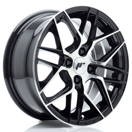 Hliníkové disky Japan Racing JR28 15x7 ET25 4x100 Gloss Black Machined Face | race-shop.sk