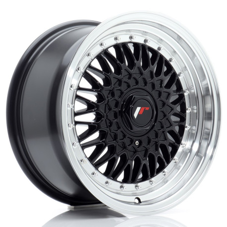 Hliníkové disky Japan Racing JR9 16x8 ET25 4x100/108 Gloss Black w/Machined Lip | race-shop.sk