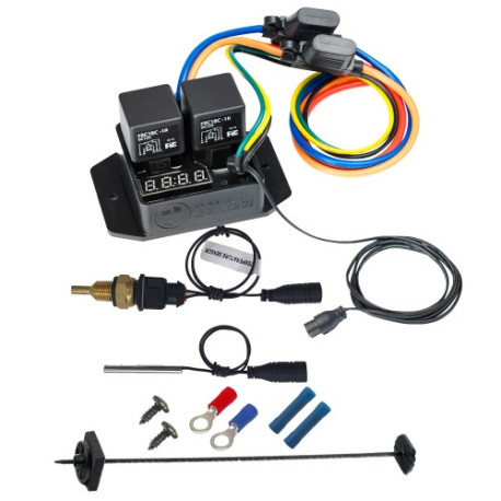 Vodné pumpy Davies Craig digital thermatic fan switch 12V with 1/4" npt thermal sensor kit | race-shop.sk