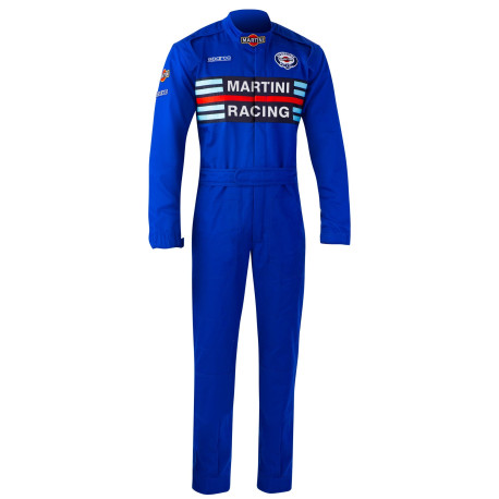 Kombinézy Mechanický oblek Sparco Martini Racing MS-4, modrá | race-shop.sk