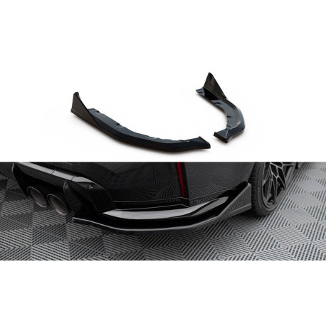 Body kit a vizuálne doplnky MAXTON DESIGN zadné bočné splittre (CSL look) pre BMW M3 G80, lesklá čierna, V4 | race-shop.sk