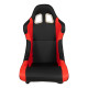 Športové sedačky Bez FIA homologizácie Športová sedačka BASIC PVC čierno-červená | race-shop.sk
