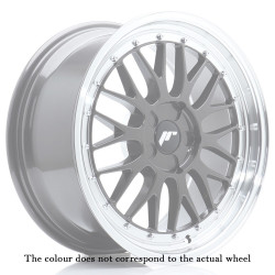 Japan Racing JR23 16x7 ET20-45 5H BLANK Hyper Silver w/Machined Lip