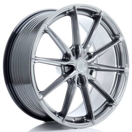 Hliníkové disky Japan Racing JR37 21x10 ET10-64 5H BLANK Hyper Black | race-shop.sk