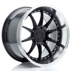 Japan Racing JR41 19x11 ET12-25 5H BLANK Glossy Black w/Machined Lip