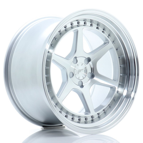 Hliníkové disky Japan Racing JR43 18x10,5 ET15-22 5H BLANK Silver w/Machined Face | race-shop.sk