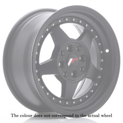 Japan Racing JR6 18x10 ET0-25 5H BLANK Gloss Black w/Machined Lip