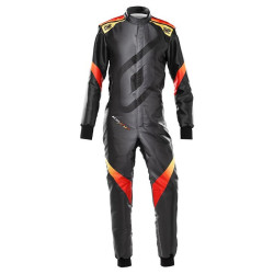 FIA race suit OMP KS-X ART, black/yellow/red