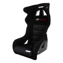 RACES PRO-DRIVER športová sedačka s FIA, čierna (3D sieťový povrch)