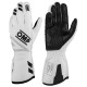 Rukavice FIA pretekárske rukavice OMP ONE EVO FX (vonkajšie šitie), biela | race-shop.sk