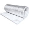 Embossed heat shield RACES 50x70cm - Stainless steel
