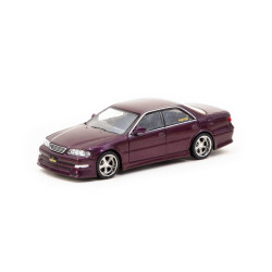 TARMAC WORKS model auta 1/64 Toyota Mark II JZX100 Vertex | Purple Metallic
