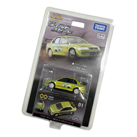 Modely áut Tomica Premium Unlimited No. 01 | Fast & Furious Mitsubishi Lancer Evolution VII | race-shop.sk