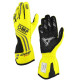 RUKAVICE OMP ONE EVO X my2024 s homologizáciou FIA (vonkajšie šitie) fluo žltá