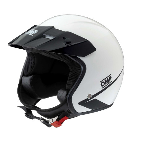 Otvorené prilby ECE otvorená pretekárska prilba OMP Star, biela | race-shop.sk