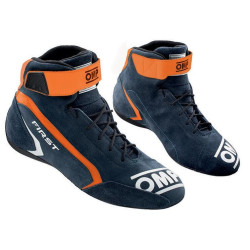 FIA race shoes OMP FIRST námornícka blue/orange