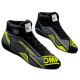 FIA topánky OMP Sport, čierno/fluo žltá