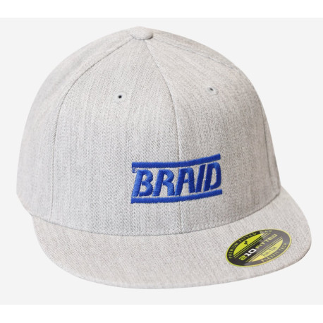 Čiapky a šiltovky Braid šiltovka, svetlo šedá | race-shop.sk